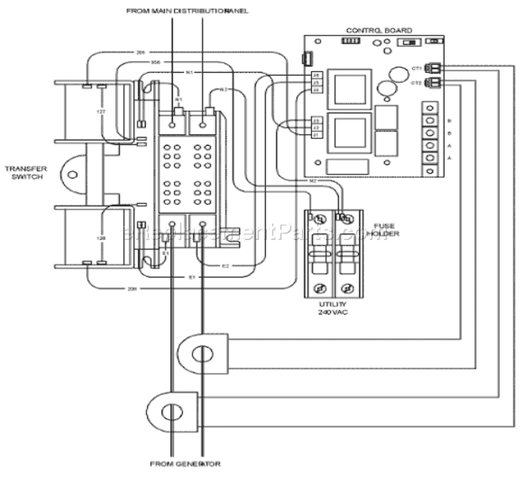 Page C Diagram and Parts List for 071007-0  Briggs and Stratton Generator